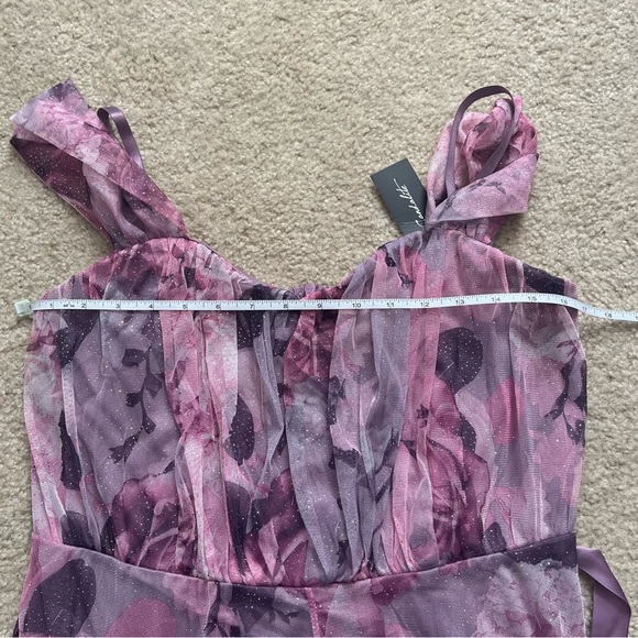 Candelite | Floral Sheer Maxi Dress - Picture 8 of 8